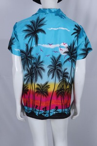 Customized fashion casual digital printing small <b>floral</b> summer <b>shirt</b> printing <b>shirt</b> polyester <b>shirts</b> at factory price - Product Image 3
