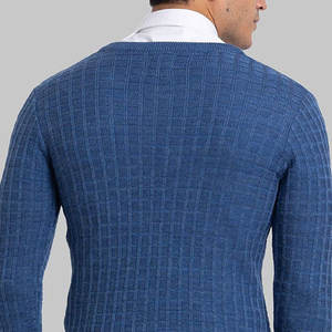 Chandails pour hommes fabriqués en matériaux teints et à séchage rapide, conception personnalisée, pulls tricotés pour hommes - Product Image 5