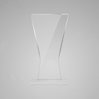 Trophée en acrylique Prism Glory |   Prix en cristal au design en spirale |   Trophée de reconnaissance d'entreprise gravé sur mesure |   Appréciation des employés