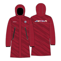 Veste longue rembourrée pour entraîneur de football, veste d'hiver pour équipe de football, vêtements d'équipe, logo personnalisé, veste d'entraînement chaude pour club sportif