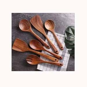 Wooden Spoon Chopsticks With Simple Design Hanging Hole end Handle Spoon <b>Set</b> Cutlery <b>Sets</b> Wooden <b>Spatula</b> Ladle <b>Sets</b> - Product Image 4