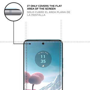 ANTISHOCK ฟิล์มกันรอยหน้าจอโมโตโรล่า เอดจ์ 40 นีโอทนทานและป้องกันการกระแทก - Product Image 4