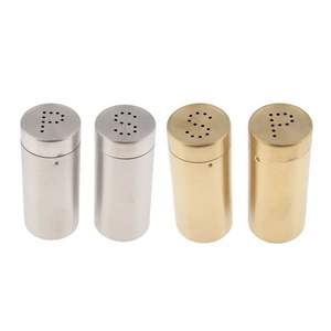 กระปุกใส่เครื่องปรุงรสสเตนเลสแบบเอียง สำหรับใส่พริกไทย เกลือ เครื่องปรุงรส บาร์บีคิว แบบกระบอกฉีดผงละเอียด - Product Image 5