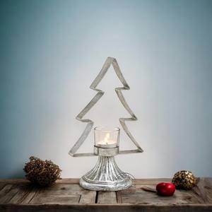 Diseño de alambre de hierro candelabro recubierto de polvo negro con mango de cuerda decoraciones navideñas hechas a mano 2024 - Product Image 4