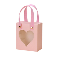 Maßgefertigte Handgemachte Hochzeits-Gastgeschenkboxen mit Fenster und Griff aus Karton für Brautparty-Geschenkverpackung mit Offsetdruck