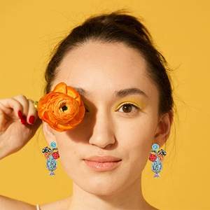 Último diseño hecho a mano bohemio declaración cuentas pendientes moda fiesta gota colgante joyería para mujer regalo - Product Image 2