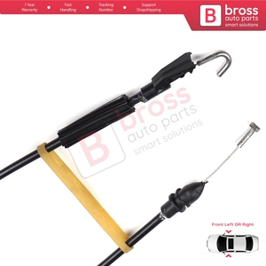 Cable Bowden de Liberación de Pestillo de Puerta Interior Delantera BDP69 de 475 mm para Bora Golf MK4 IV 1J 1997-2005 4/5 Puertas 1J4837085F - Product Image 5