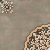 Carreaux de sol en porcelaine de style victorien modèle 50049, 400x400 mm, antidérapants, antibactériens, pour extérieur de villa - 12 mm d'épaisseur, NOVAC