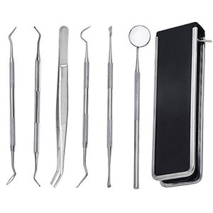 Cure-dents réutilisables portables en acier inoxydable 304, outil de nettoyage des dents en métal par Surgiright - Product Image 5