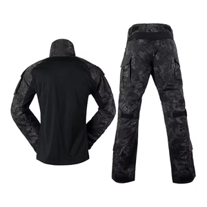 Uniformes tácticos transpirables al aire libre para hombre al por mayor de fábrica, conjunto de uniforme de traje de camuflaje más vendido - Product Image 2