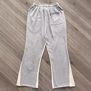 Pantalon de jogging pour homme personnalisable, mi-lourd, avec cordon de serrage, 100% coton peigné, style streetwear, coupe empilée imperméable - Product Image 2