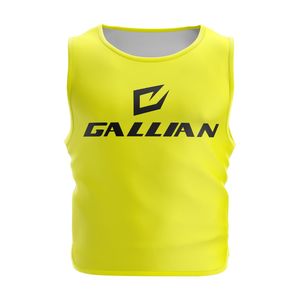 Baberos de entrenamiento de fútbol con sublimación de diseño personalizado, chaleco de fútbol sin mangas para práctica deportiva de equipo de scrimmage de malla de poliéster - Product Image 5
