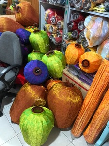 Linterna colgante de bambú ecológico, luz de ratán hecha a mano para decoración rústica y bohemia del hogar - Product Image 2