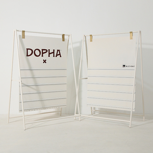 Custom Metal A-<b>Frame</b> Stand Sidewalk Signs <b>Swing</b> Sandwich Board Outdoor Shop Sign a <b>Frame</b> Pavement Signage - Product Image 5
