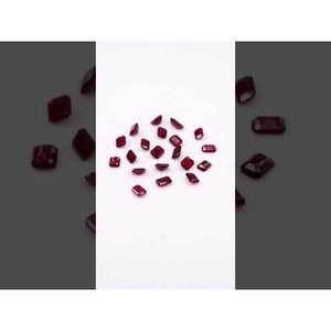 Rubíes Naturales de Birmania Sin Tratar, Calibrados, en Forma de Octágono, Facetados, Sueltos, en Forma de Cojín, 3x5mm, 4x6mm, Disponibles en Rojo Amatista - Product Image 3