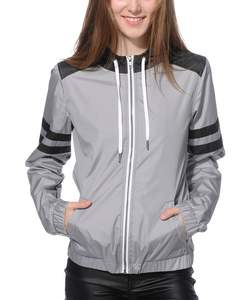 Chaqueta cortavientos de color granate, sudadera con capucha y cremallera en blanco liso, ropa exterior, chaquetas de invierno para hombre - Product Image 6