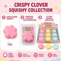 Jouets Squishy Southpeak Trèfle Croustillant, Jouets Sensoriels Anti-Stress à Presser, Vente en Gros, Fabrication OEM WS