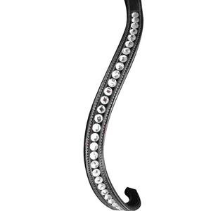 Bandeau de dressage perlé le plus vendu, en cuir durable, pour dressage, concours d'équitation, saut d'obstacles, prix bas à vendre - Product Image 2