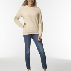 Sweat-shirt oversize pour femmes en gros, nouveau design 2026, automne-hiver, uni, sweat-shirt pour femmes - Product Image 4