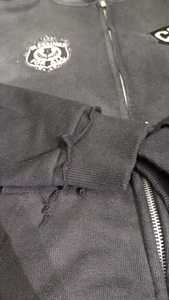 Sweat-shirts vintage pour hommes, personnalisés, lourds, en tissu délavé à l'acide, avec logo brodé, teinture unie - Product Image 3