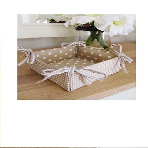 Bread Drawstring Square Organic Cotton Linen Storage <b>Basket</b> simple desktop <b>food</b> <b>baskets</b> Traditional Look new high quality <b>Basket</b> - Product Image 4