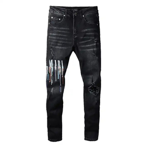 Pantalones Vaqueros de Mezclilla para Hombre de Alta Calidad, Personalizados al por Mayor, Transpirables, Resistentes al Viento, Impermeables, Ecológicos, 100% Algodón, Corte Recto, para Exteriores - Product Image 3