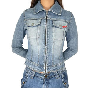 Veste en jean bleu clair sur mesure OEM/ODM pour femmes, qualité supérieure, chaude, confortable pour l'hiver, vestes en jean pour femmes - Product Image 4