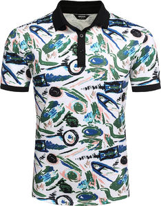 เสื้อโปโลผู้ชายฤดูร้อนเสื้อยืดแขนสั้น100% คอตตอน - Product Image 1