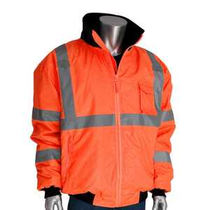 Vêtements de travail d'hiver haute visibilité personnalisables en usine veste de sécurité personnalisée conception imperméable réfléchissante avec logo personnalisé - Product Image 1