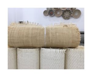 Sangle en rotin naturel non blanchi du Vietnam-Rouleau de sangle en rotin de diverses couleurs pour la décoration de meubles 99 données en or - Product Image 2
