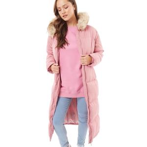 Manteau d'hiver pour femme imperméable, à séchage rapide, respirant, chaud, doublé de polaire, long, à capuche, matelassé - Product Image 4