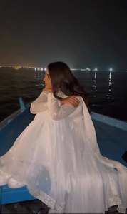 NUEVO DISEÑADOR VERANO TRABAJO PESADO GEORGETTE VESTIDO CON DUPATTA - Product Image 2