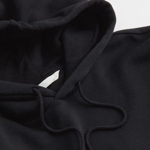 เสื้อฮู้ดดี้โอเวอร์ไซส์สีเทาเข้มสไตล์วินเทจสำหรับผู้ชาย แขนยาว สวมใส่สบายๆ สไตล์สตรีทแวร์และแอคทีฟแวร์ รับผลิตแบบ OEM ODM ขายส่งเสื้อผ้า - Product Image 4