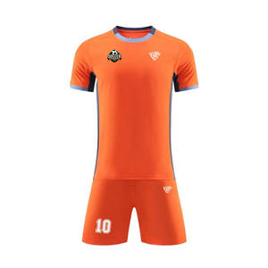 Maillot de football personnalisé pour homme, uniforme de football, séchage rapide, respirant, manches courtes, col en V, haute qualité, toutes saisons - Product Image 1