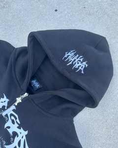 Sweat à capuche pour homme 100% coton, nouvelle conception à la mode, impression numérique, broderie, fermeture éclair, fabriqué au Pakistan, faible MOQ, vente en gros - Product Image 4