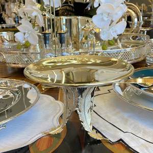 Diseño personalizado hecho en La India Soporte de pastel de cumpleaños Boda Artesanía de metal en la India con calidad de exportación - Product Image 3