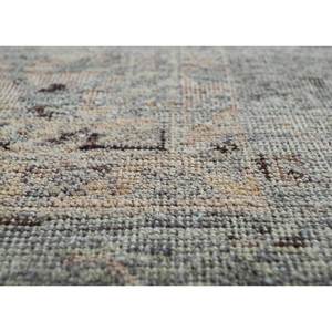 Tapis en laine afghane noué à la main Viscaya, motif médaillon rose et violet, forme puzzle rectangulaire pour couloir et salon - EA-3063 - Product Image 3