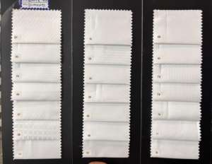 Tissu Dobby 100 % polyester et coton de haute qualité, motif losanges blancs, pour chemises de filles, pour l'exportation internationale en extérieur - Product Image 1