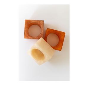 Anneau de serviette en bambou de luxe pour hôtel, décoration de table de dîner, accessoires de restaurant, porte-serviettes - Product Image 3