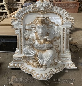 รูปปั้นไฟเบอร์พระพิฆเนศอินเดียสำหรับงานแต่งงาน - Product Image 3
