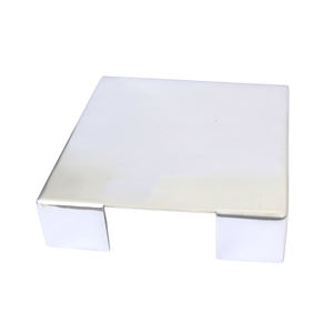 Plateau à serviettes rectangulaire en acier inoxydable moderne, de haute qualité, élégant, fait à la main, organisateur de table, fête de Noël, meilleur prix indien - Product Image 5