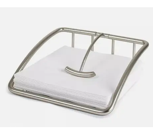 Support de papier de soie en acier inoxydable support de table décoratif taille personnalisée Logo nouvellement artisanat meilleure vente - Product Image 2