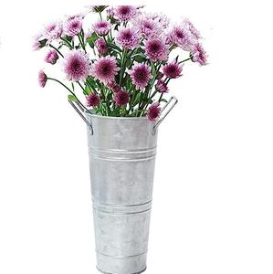 Modern Designed Cylindrical Shaped Flower <b>Vase</b> With <b>Gold</b> Finished Living Room Decorative Flower Pot for Home Wedding - Product Image 4