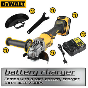 Pour Dewalt DCG414 18V Max XR Mini-meuleuse d'angle professionnelle 125mm 8800 tr/min sans balais, alimentée par batterie avec déclencheur et chargeur - Product Image 1
