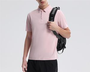 Polos simples en gros pour hommes avec design personnalisé, coupe ample légère, respirant, vêtements de course pour l'exercice quotidien - Product Image 2