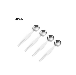 Juego de cuchara para condimentos de acero inoxidable, Mini cuchara para café, té, especias, azúcar, sal, cuchara para helado para niños, suministros de cocina - Product Image 1