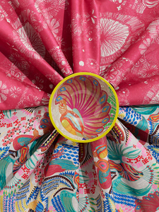 Cuenco de madera impreso, hecho a mano con madera natural y con - Product Image 4