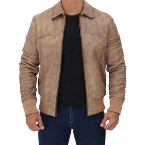 Vestes d'hiver pour hommes, coupe courte, zippées, personnalisées, de qualité supérieure, respirantes, imperméables, coupe-vent, en tissus doux, vente en gros directe usine - Product Image 1