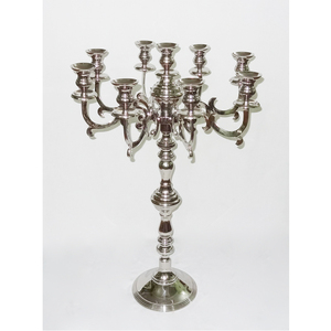 Wedding Decorative Premium Fancy Home and Wedding Use <b>Candelabra</b> Powder Coated High Quality Metal Wedding <b>Candelabra</b> - Product Image 1