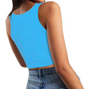 Top Corto Deportivo de Verano para Mujer, Moderno, Transpirable, de Punto, sin Mangas, Informal, para Gimnasio y Yoga, a un Precio Razonable - Product Image 3